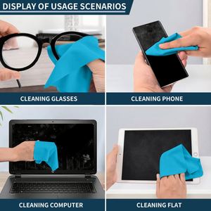 Custom Logo 15*15 <b>Camera</b> Microfiber Cleaning Cloth High Quality Glasses Cleaning Cloth - Product Image 4