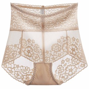Ropa Interior <span class=keywords><strong>de</strong></span> Cintura Alta para Mujer, Sexy, <span class=keywords><strong>de</strong></span> <span class=keywords><strong>Encaje</strong></span>, Tipo Boy Shorts, Ligera, Sin Costuras, Suave, Control <span class=keywords><strong>de</strong></span> Abdomen - Product Image 3