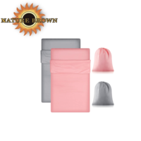 Drap de lit autobronzant réutilisable pour le corps, respirant et léger