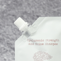 Sachets souples personnalisés en aluminium refermables de 100 ml pour shampoing et cosmétiques, avec bec verseur, en Mylar plastique, à fond plat