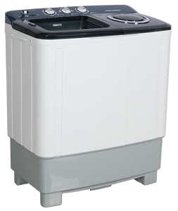 Lavadora Portátil de Plástico de Doble Capa con Capacidad de Lavado de 9 kg y Tapa de Vidrio - Product Image 2