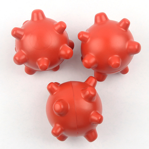 Jouets à presser pour enfants, balles anti-stress en mousse PU personnalisables avec logo, balles à picots en PU pour enfants - Product Image 4