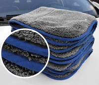 Serviette en microfibre de voiture, serviette en peluche Ultra douce 1200gsm pour le séchage