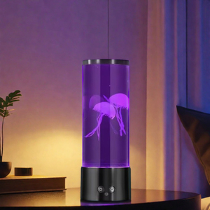 Meduse Desktop lampada 17 <span class=keywords><strong>colore</strong></span> pappa pappa lampade atmosfera LED luce notturna per bambini ragazzi ragazze adulti - Product Image 1