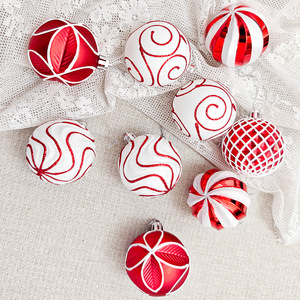 Boules de Noël personnalisées, design coloré, décorations de Noël suspendues, boules de 6 cm, ensemble de cadeaux, décoration de Noël, Bolas De Navidad - Product Image 5