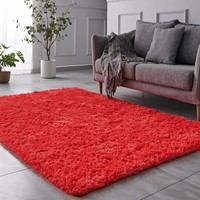 Tapis shaggy ultra doux, tapis moelleux antidérapant pour chambre à coucher, salon, chambre d'enfant, dortoir