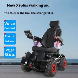 Skuter Mobilitas Lansia Weizhiqun New X9 PLUS dengan Ban Off-road yang Diperkuat, Mobil Listrik Roda Empat, Alat Bantu Listrik untuk Penyandang Disabilitas, Buatan Cina - Product Image 4
