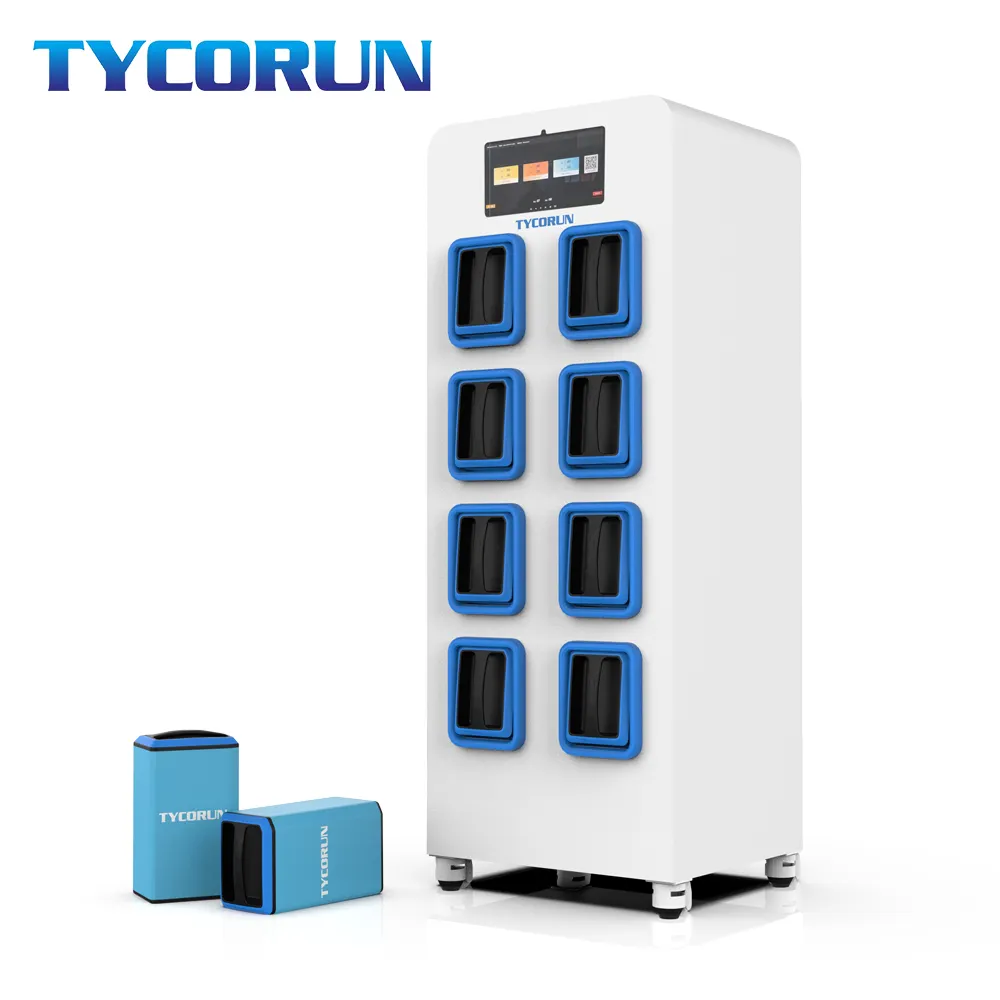 Tycorun — station de batterie en acier inoxydable pour scooter, système de remplacement de batterie de remplacement d'écrappable, pour armoire