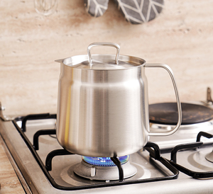 <span class=keywords><strong>Panier</strong></span> <span class=keywords><strong>de</strong></span> <span class=keywords><strong>friteuse</strong></span> multifonctionnel pour égoutter la graisse <span class=keywords><strong>de</strong></span> bacon, récipient à graisse en acier inoxydable 304, filtre à huile compatible lave-vaisselle - Product Image 6