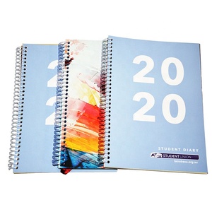 Custom Publiceren Agenda Boek Print Custom Spiraal Draad Binding Hardcover Softcover Gebonden Bulk Planner Boek Afdrukken Service - Product Image 2