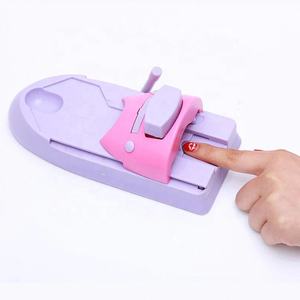 Manicure Nagel Kleur <span class=keywords><strong>Draw</strong></span> Polish Nail Printer Set Tool Handleiding Nail Art Drukmachine Metalen Stempelen Platen - Product Image 2