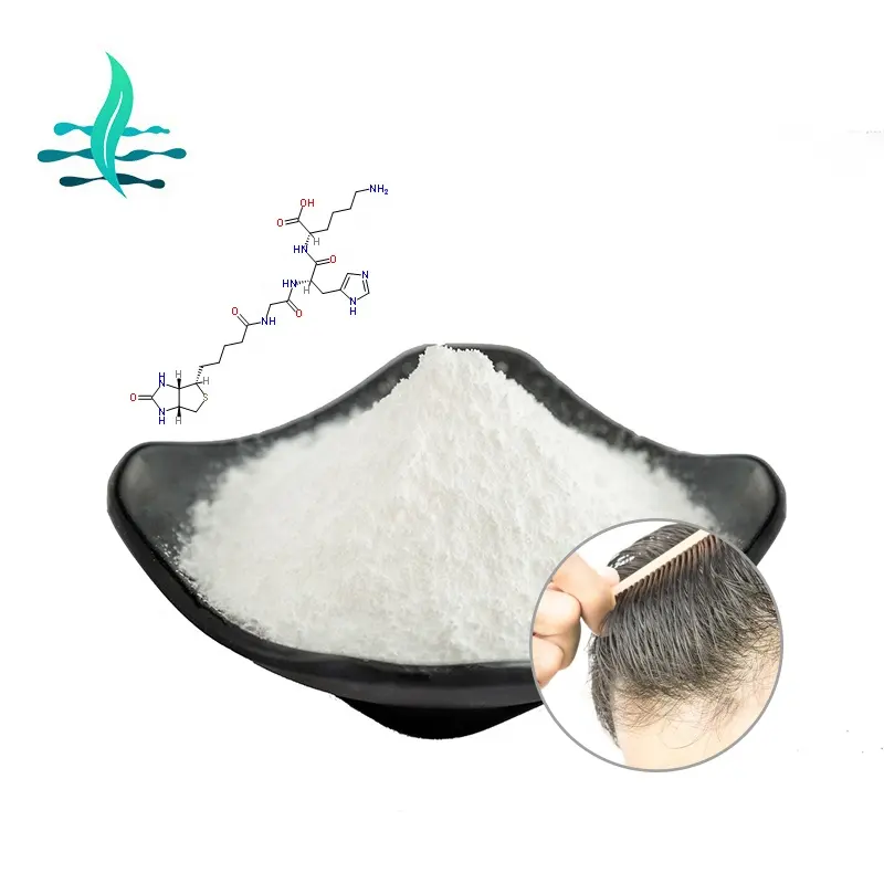 속눈썹과 모발 성장을 위한 화장용 펩티드 Biotin-GHK Biotinoyl Tripeptide-1 CAS 299157-54-3