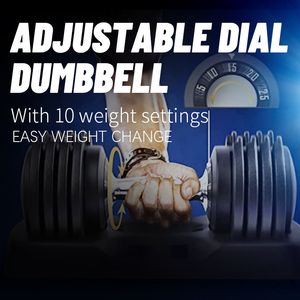 Fitness Fast Adjust <strong>Weight</strong> for Body Workout Fitness Adjustable Dumbbells with Anti-Slip Metal <strong>Handle</strong> for Exercise - Product Image 2