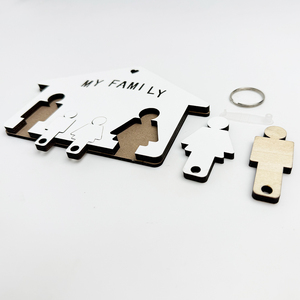 Regalos Originales, Decoración para Bicicletas, Llaveros <span class=keywords><strong>de</strong></span> MDF Sublimables a la Moda, Porta Llaves Desmontable - Product Image 6