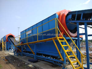 Machine à tamis rotatif à tambour, moteur haute capacité, utilisation étendue, pour terre végétale, compost, sable, gravier, agrégats, déchets solides municipaux, ordures - Product Image 3