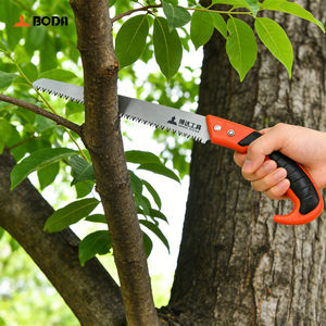 BODA Alat Pemangkas Taman Berkualitas Tinggi yang Laris Terjual, Pisau SK5, Gergaji Bengkok untuk Pertukangan Kayu, Gergaji Pinggang Dua Warna dengan Pegangan - Product Image 3