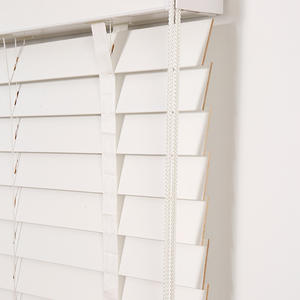 Fabrika doğrudan 2 inç jaluzi akülü merdiven halat Basswood Shades Modern elektrikli dikey ışık engelleme nefes - Product Image 5