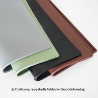 Tapis de machine à café en silicone, best-seller transfrontalier, antidérapant, isolant thermique, pour bar et table à manger, dessous de verre, tapis de drainage pour tasses