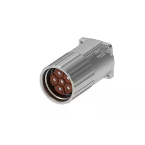 Screw <b>Terminals</b> Cable-to-Panel 8 Position Shell Size 23 Zinc Alloy PBT+PA 4 Power Positions Model BDFA108NN00000050000 - Product Image 2
