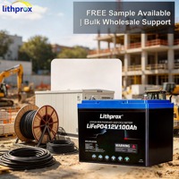 Batterie lithium-ion pour chariot élévateur 12V 100AH, cellule LFP de qualité supérieure, performances supérieures, charge équilibrée pour chariot élévateur à quatre roues, CE UN38.3