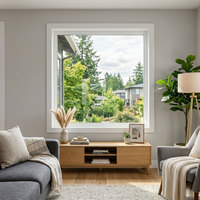 Fenêtres fixes en vinyle LEDOW P85 certifiées haute performance et à faible entretien pour la construction résidentielle – Solutions d'installation simplifiées