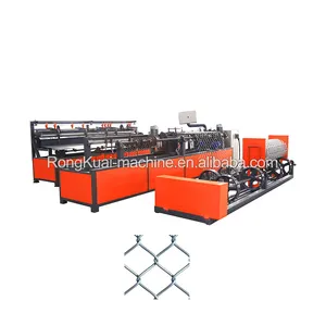 Full Automatic Chain Link Fence Mesh Weaving Machine Provided South Africa 3d Fence Welding Machine Low Carbon Wire Roll Mesh