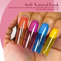 BORN PRETTY PRO Kit de Vernis Semi-Permanent Gel UV 36 Couleurs Néon Effet Verre Transparent d'Été, Gelée Givrée, Fournitures pour Ongles