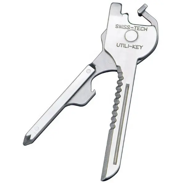 Edc gear Mini Utili Key shape ring pocket Opener Screwdriver keychain kit Tool survive Multi utility tactical Multipurpose Knife