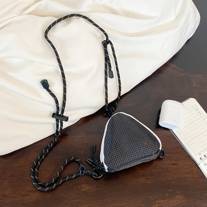 Nuova borsa a tracolla sportiva da <span class=keywords><strong>donna</strong></span> all'aperto con cerniera e chiusura aperta <span class=keywords><strong>Mini</strong></span> Organizer per auricolari portafoglio triangolare - Product Image 6