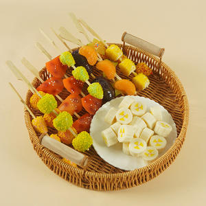 Pinchos <span class=keywords><strong>de</strong></span> barbacoa simulados a gran escala, modelo simulado <span class=keywords><strong>de</strong></span> carne a la parrilla, pan rallado frito, modelos <span class=keywords><strong>de</strong></span> alimentos simulados - Product Image 3