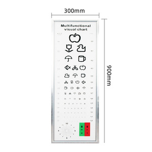 Tabla de Visión para Niños con Luz LED, 5m, Uso Doméstico, Prueba de Jardín de Infancia, Patrón de Dibujos Animados Estándar, Material PMMA Rectangular - Product Image 4