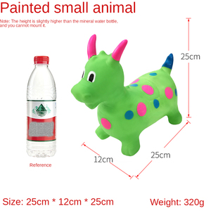 Nouveau Cheval <span class=keywords><strong>Sauteur</strong></span> Gonflable en PVC Épaissi, Jouet Animal Rebondissant en Caoutchouc - Product Image 2