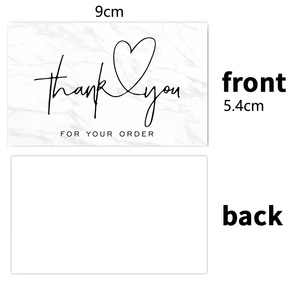 Carte de remerciement pour votre achat Carte de visite pour petite commande Impression personnalisée - Product Image 2