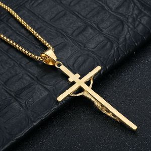 Stainless Steel <b>Cross</b> Pendant Necklace Themed Religious Jewelry Unisex Gift - Product Image 4