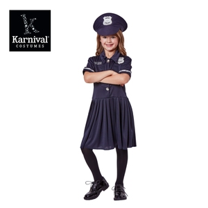 ODM vente entière enfants Halloween Performance Cosplay <span class=keywords><strong>uniforme</strong></span> <span class=keywords><strong>Police</strong></span> fille Costume avec des robes élégantes pour les fêtes - Product Image 4