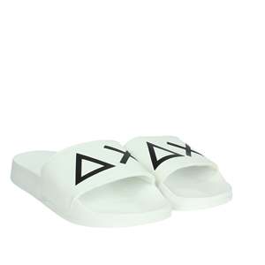 Sun68 Pantoufles pour hommes X35102 Sandales à glissière blanches confortables pour l'été - Product Image 5