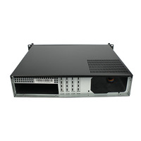 Boîtier de serveur 2U à profondeur réduite de 390 mm avec lecteur optique 5,25 pouces pour le stockage de données personnelles