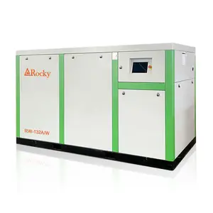 132 KW 8 bar Low Noise Water Lubricated Compresor de aire Oil Free Screw Air Compressor