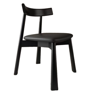 Silla de Comedor de Madera Maciza, Estilo Nórdico Moderno Minimalista, Tapicería Suave de Estilo Italiano, Silla de Respaldo de Lujo Ligero para Hogar, Hotel, Restaurante - Product Image 1