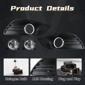 Pair Front Bumper LED Fog Light DRL Daytime Running Light for  VW Volkswagen Polo GTI 9N3 MK4 Facelift 2005-2010 Angel Eye Lamp - Product Image 2