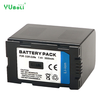 Batterie de caméscope Li-ion de remplacement CGR-D28S CGR-D320 7.4V 3500mAh pour caméscope numérique Panasonic NV-MX500 GS400 GS700