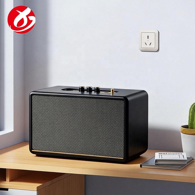 OEM ODM 30W HiFi Sound Quality Parties Outdoor Portable Desktop Audio Vintage Style M23 Wireless V5.3 Karaoke Bluetooth Speaker