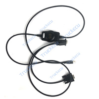Cable adaptador de diagnóstico Canfox para excavadora, bulldozer y grúa Liebherr, comunicación RS232 CAN, herramienta de escaneo de diagnóstico de 9 pines