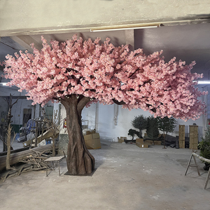 Cây hoa anh đào nhân tạo 3m, đèn LED trang trí trong nhà, cây giả trang trí, cây hoa nhân tạo lớn, cây hoa nở rộ - Product Image 6