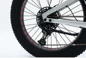 จักรยานเสือภูเขาไฟฟ้าอเนกประสงค์รุ่นใหม่ พร้อมระบบกันสะเทือนขั้นสูง มอเตอร์ฮับหลัง 12 สปีด แบตเตอรี่ลิเธียม พร้อมตะแกรงหลัง - Product Image 5