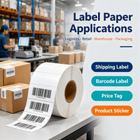 Rouleaux de papier autocollants, étiquettes thermiques pour reçus, codes-barres, autocollants de prix, haute qualité, fournisseur direct d'usine OEM, vente en gros