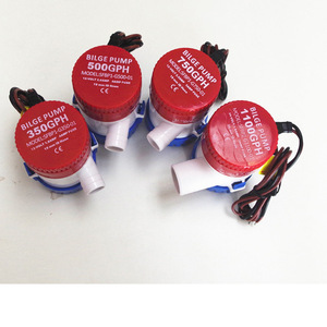 Bilge <b>Pump</b> 350 500 750 1100 Gph <b>12V</b> 24V DC Marine Boat Water <b>Pump</b> With Hose And Wire For Boat Use - Product Image 1