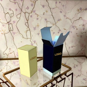 Tùy Chỉnh Màu Đen Nhỏ Hộp Giấy Cho Mỹ Phẩm Logo Sơn Móng Tay Thẻ Dầu Bao Bì Mặt Kem Lỏng Bột Mắt UV Matt Miếng Bọt Biển - Product Image 4