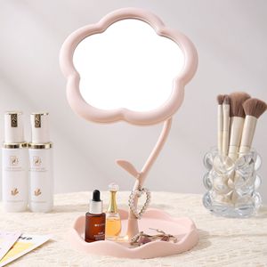 <span class=keywords><strong>Espejo</strong></span> de Pie Giratorio con Forma de Girasol para Maquillaje, de Plástico, para Dormitorio, Personalizable, al por Mayor - Product Image 2