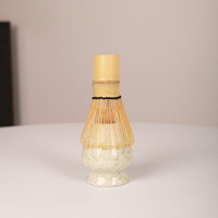 Fouet à matcha en bambou en gros, chasen japonais traditionnel avec logo personnalisé et étui de protection, idéal pour les fournitures de cérémonie du thé